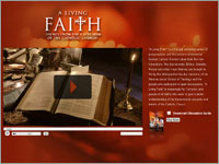 A Living Faith web site built for Cramer.